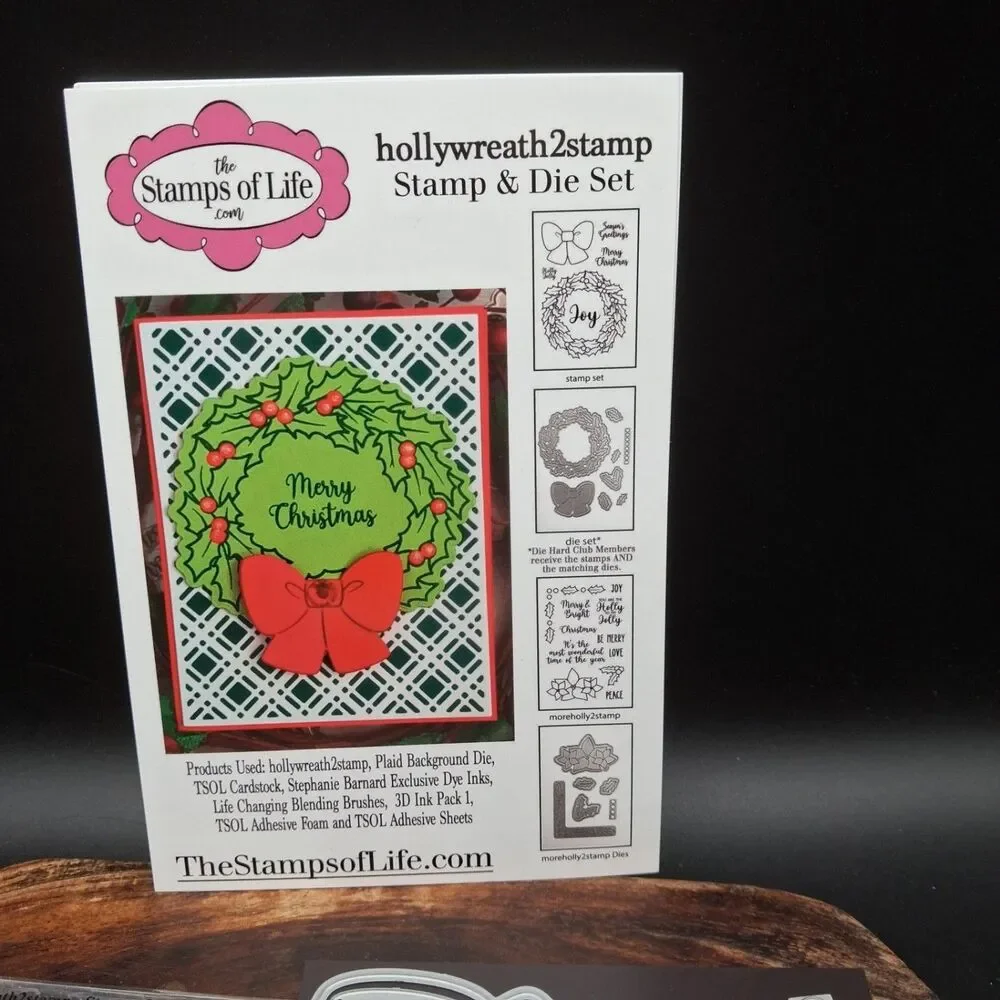 The Stamps of Life Snow Globe Stamp & Die Bundle Retired Stephanie Barnard